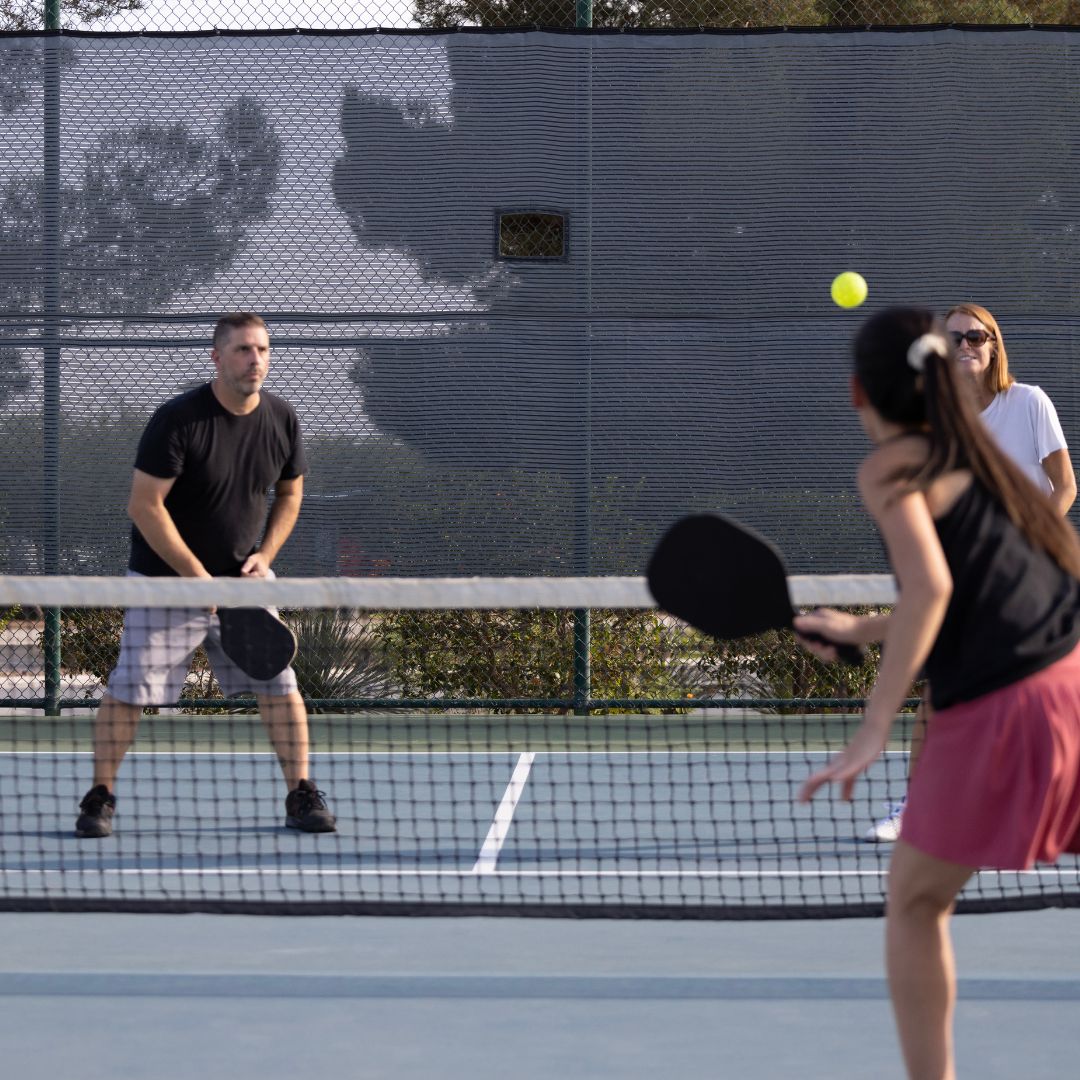 image of pickleball noise barrier