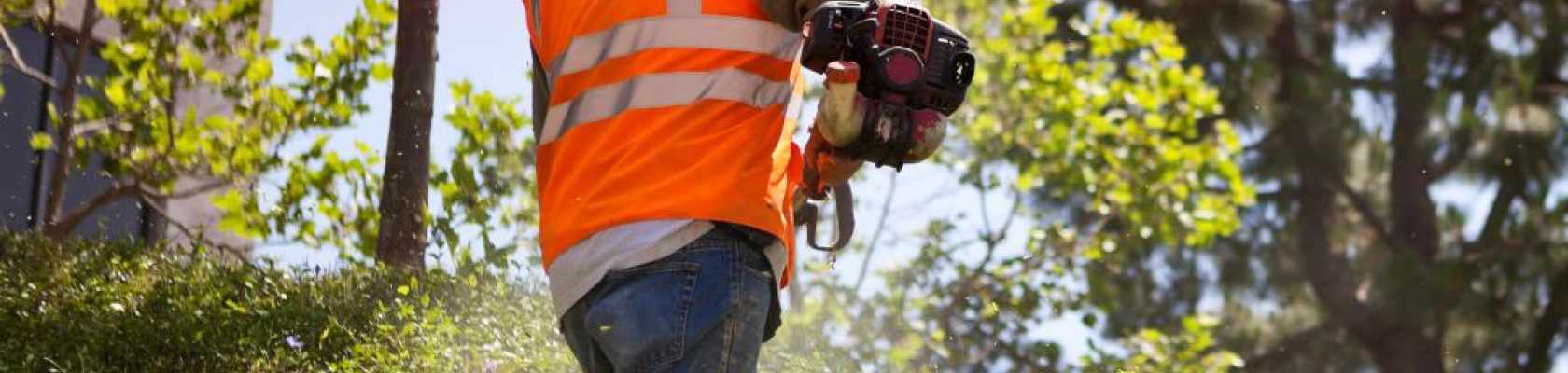 Image of maintenance worker in extreme heat