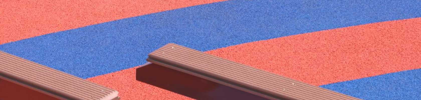 Image of a playground surface made with unitary materials