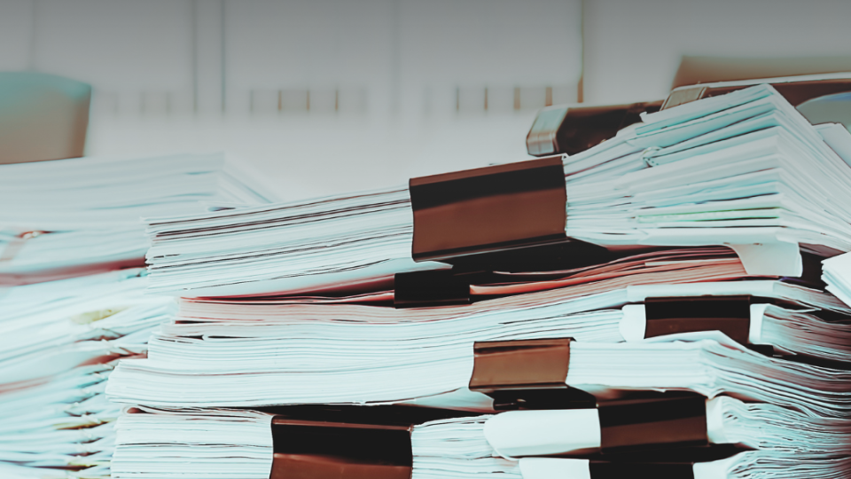 Park Maintenance Work Order Backlog on Manager's Desk