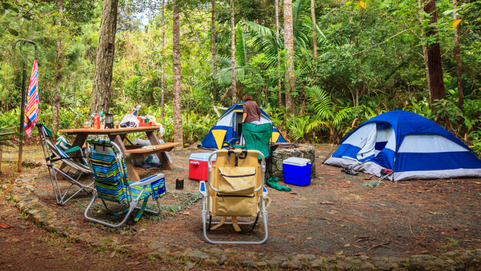 Title image of a campground that has been maintained with the help of a CMMS